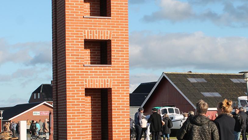 Der Fensterturm in Østerby VisitLæsø Per Kirkeby